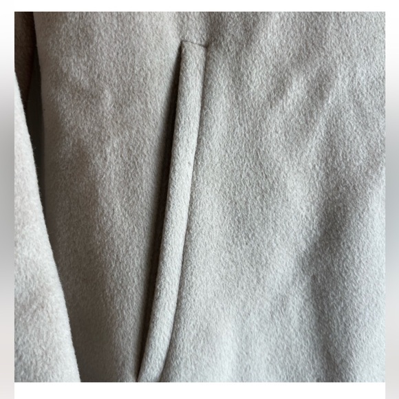 Vintage Talbots Tan Wool Trench Coat - Picture 5 of 8